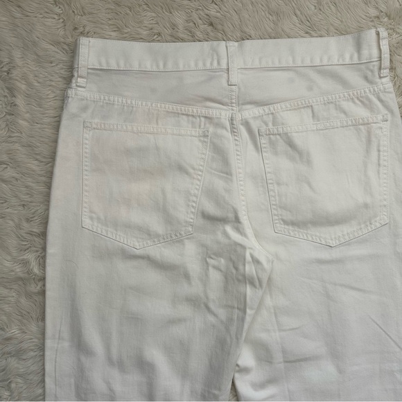 Madewell Jeans Low-Slung Straight Leg Slouchy Button Fly Tile White 30 NWT New - Picture 7 of 13